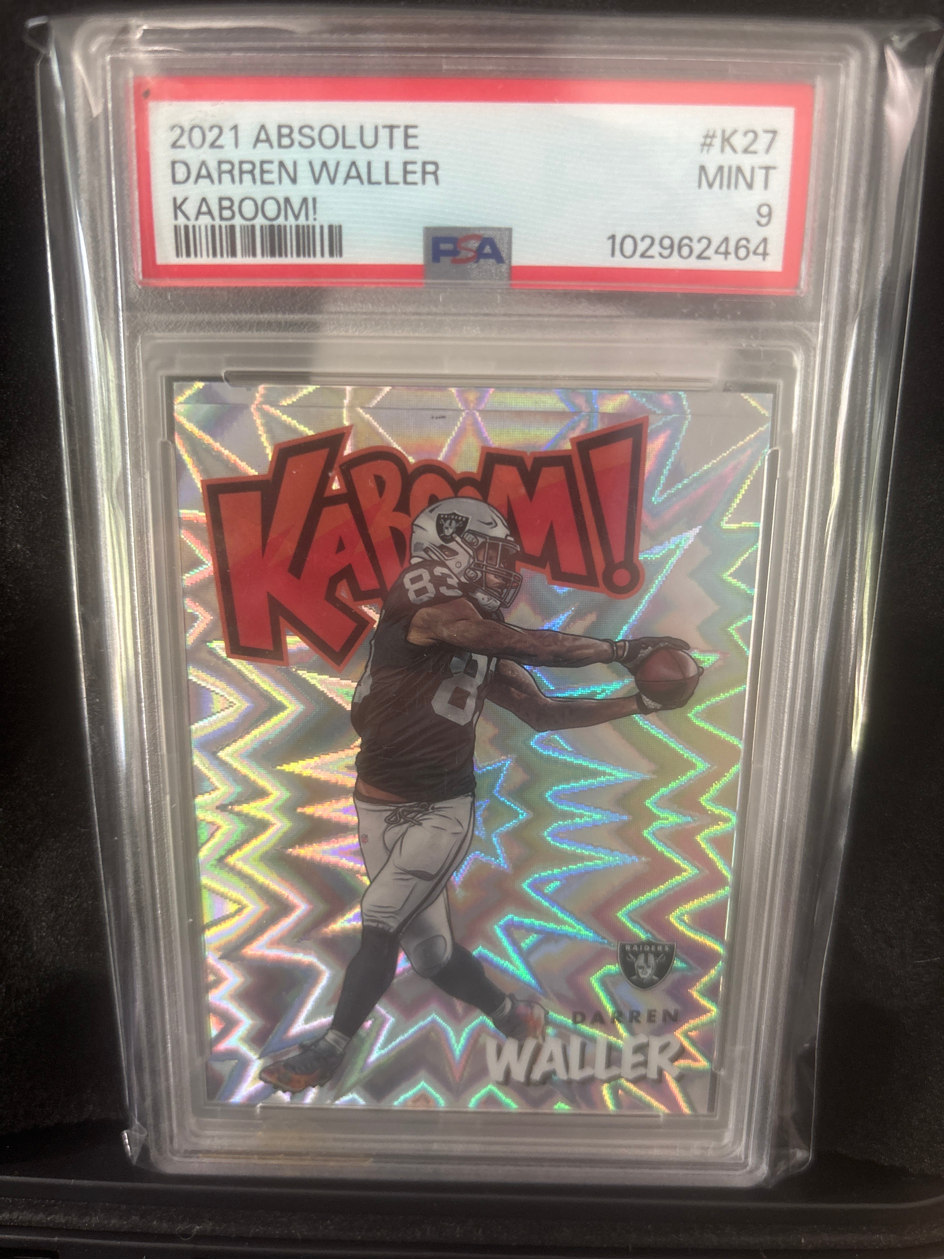 2021 Absolute Darren Waller KABOOM! #K27 POP 44
