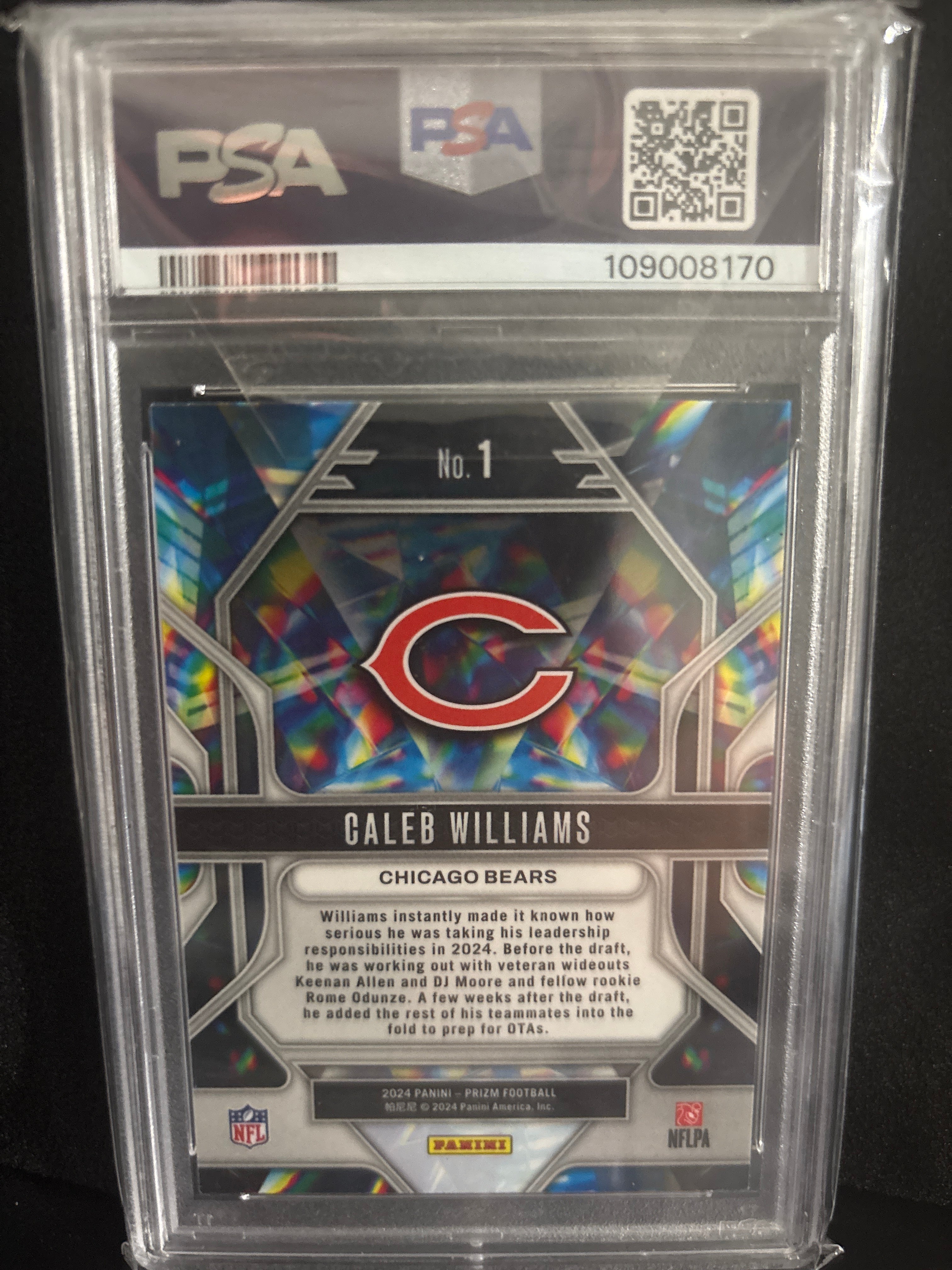 2024 Prizm Caleb Williams PRIZMATIC #1