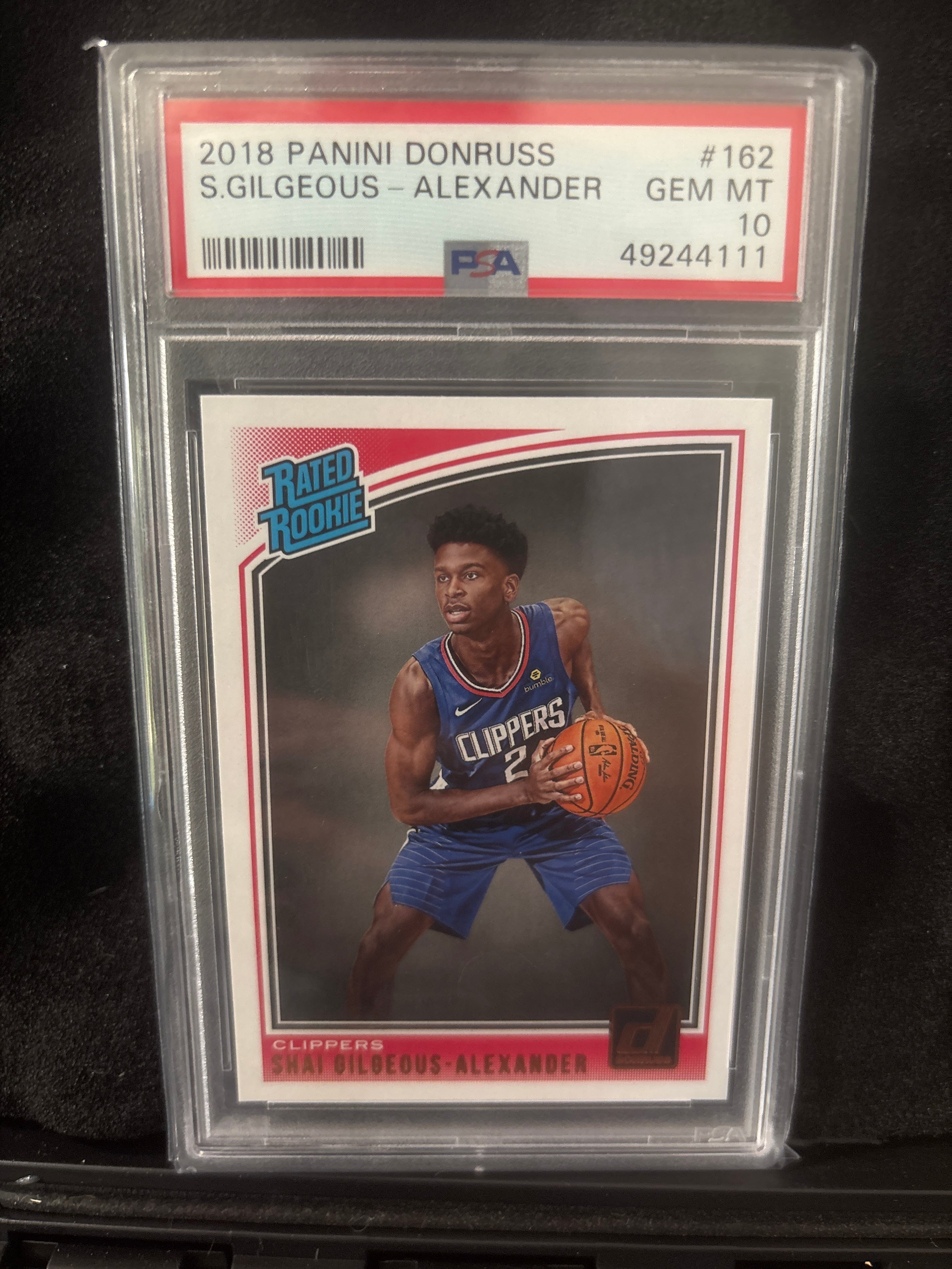 2018 Panini Donruss Shai Gilgeous Alexander #162