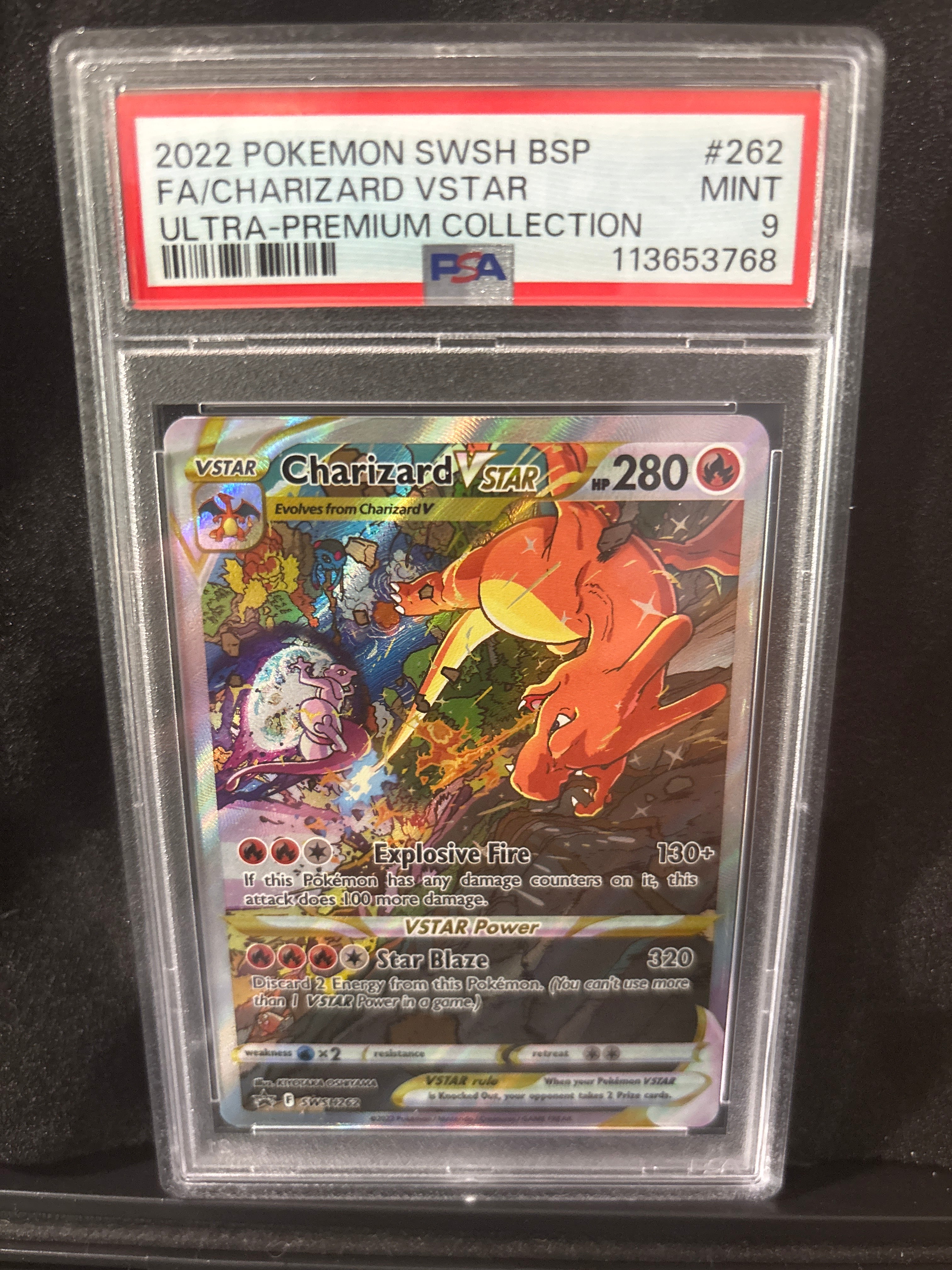 2022 Pokémon SWSH BSP FA Charizard VSTAR Ultra Premium Collection #262