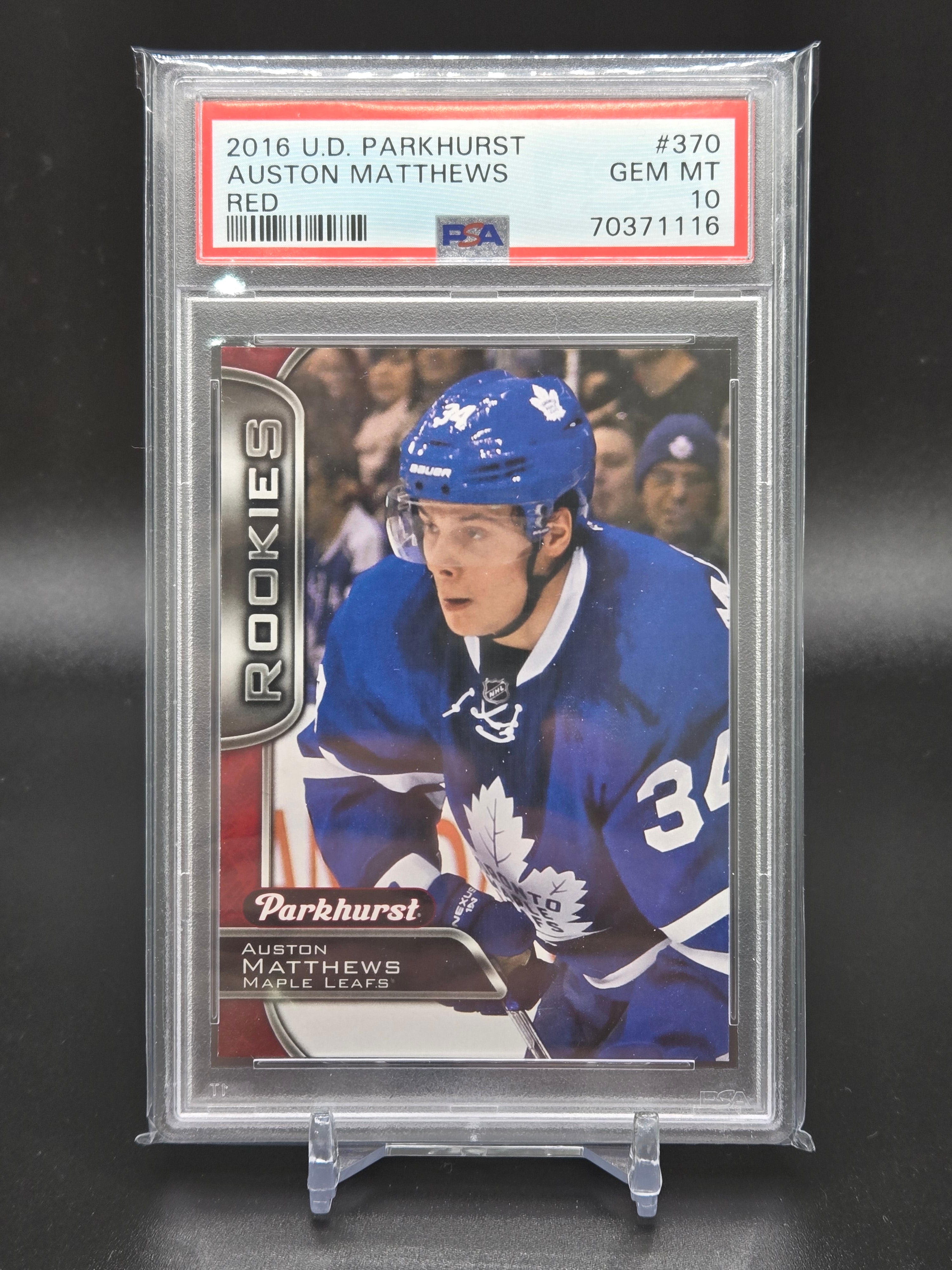 2016 Upper Deck Parkhurst Austin Matthews Red RC
