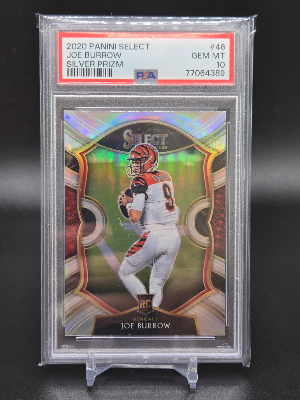 2020 Panini Select Joe Burrow Silver Prizm Concourse RC